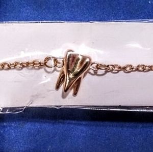 Rose Gold Dental Tooth Bracelet